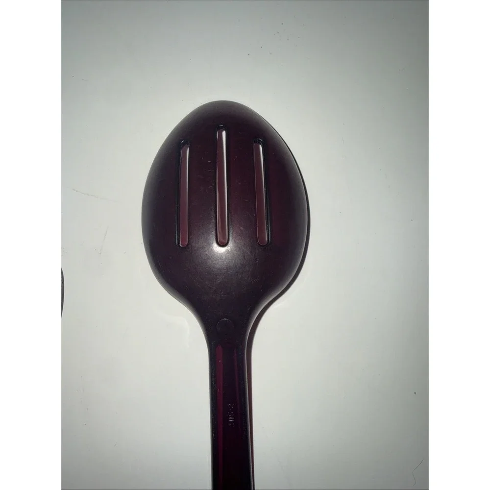 Vintage ULTRATEMP Amber Kitchen Cooking Utensils Robinson Knife Co. USA Lot of 3